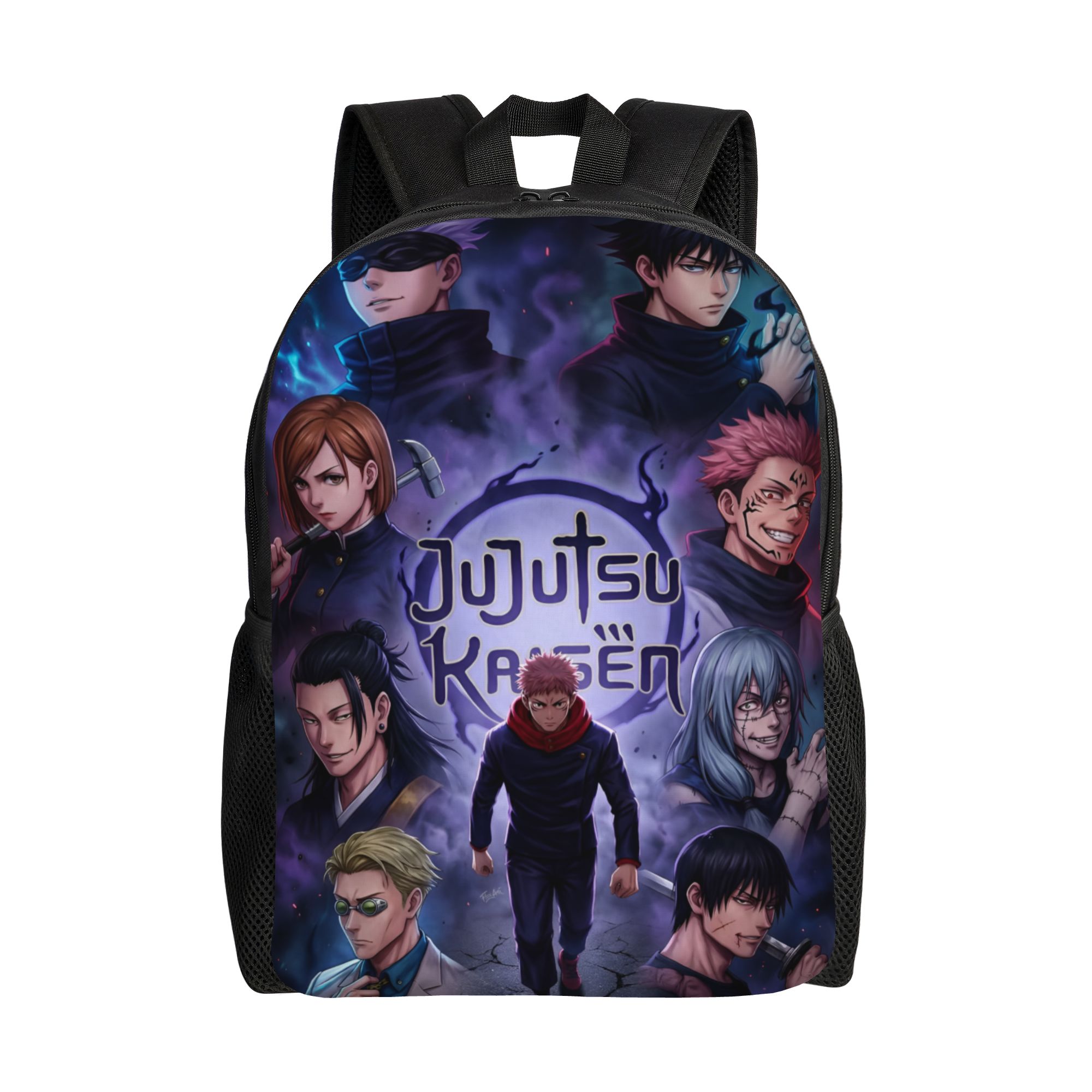 Laptop Accessories For College - 3D プリント J-Jujutsus K-Kaisens バックパック漫画マンガクラシック映画学校大学旅行バッグ女性ブックバッグ 15