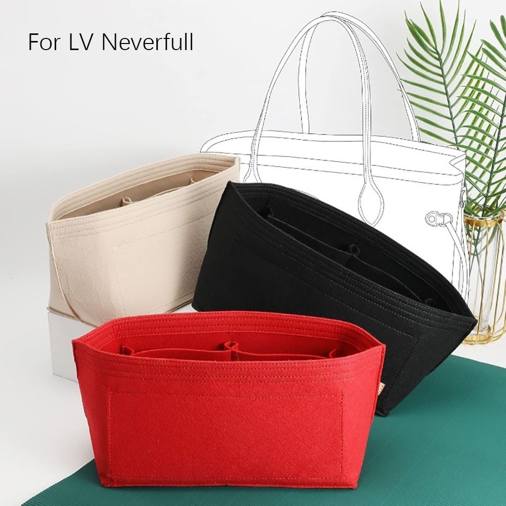 Laptop Accessories Must Have - Lv Neverfull用インナーバッグ、フェルトライナー財布、オーガナイザーポーチ、トートハンドバッグ、高品質
