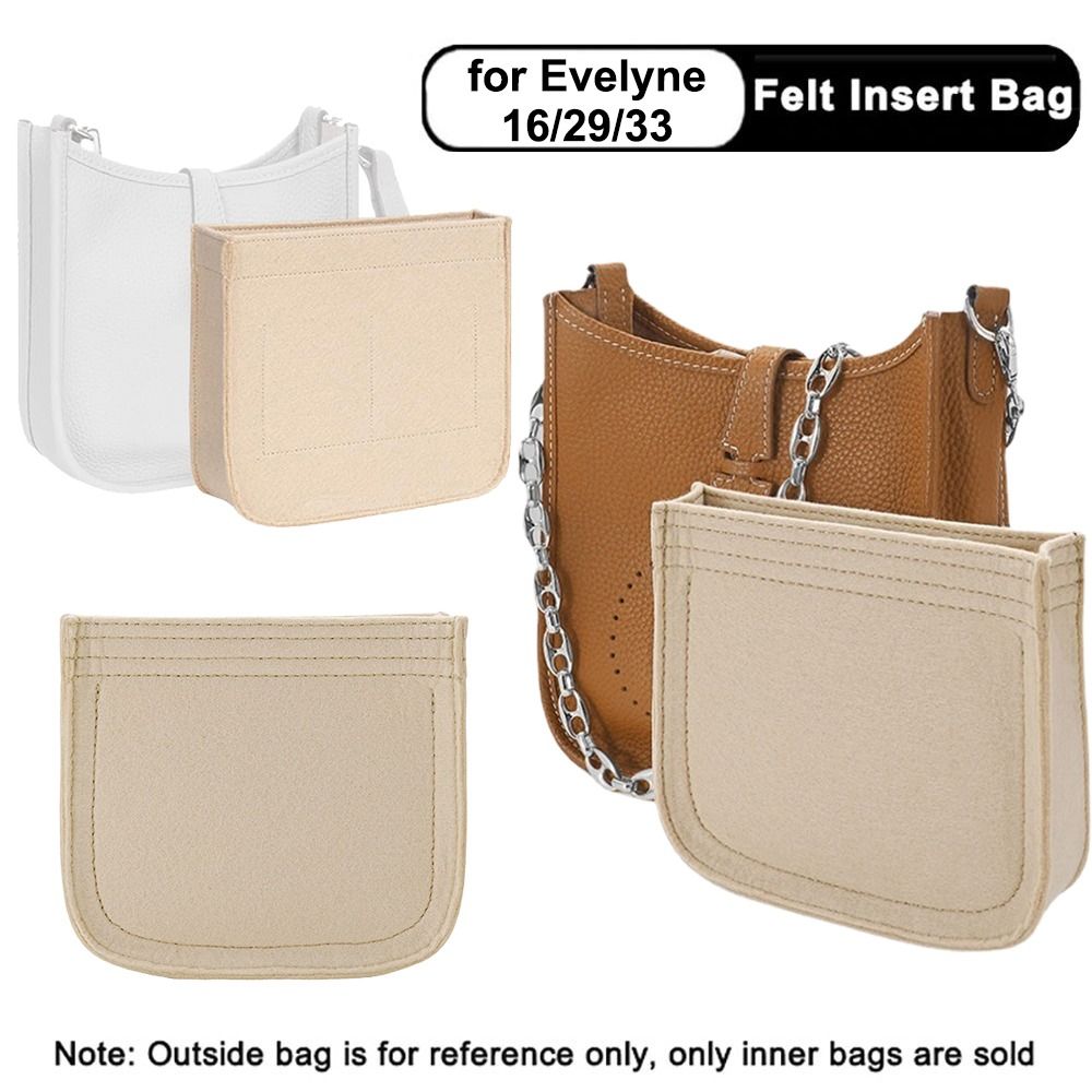 Laptop Accessories Must Have - マルチポケットバッグオーガナイザー Evelyne 16/29/33 インナーバッグ収納袋フェルトハンドバッグインサートバッグ財布ライナーバッグ