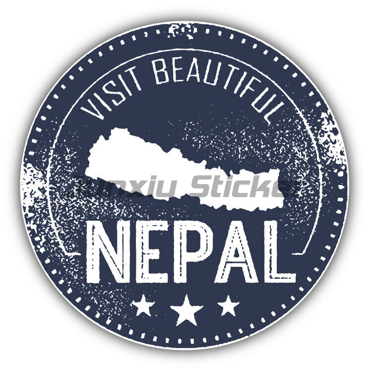 Laptop Accessories In Nepal - ネパール国旗バンパービニール自転車ウィンドウラップラップトップステッカーボディカーステッカー PVC ビニール装飾アクセサリーデカール