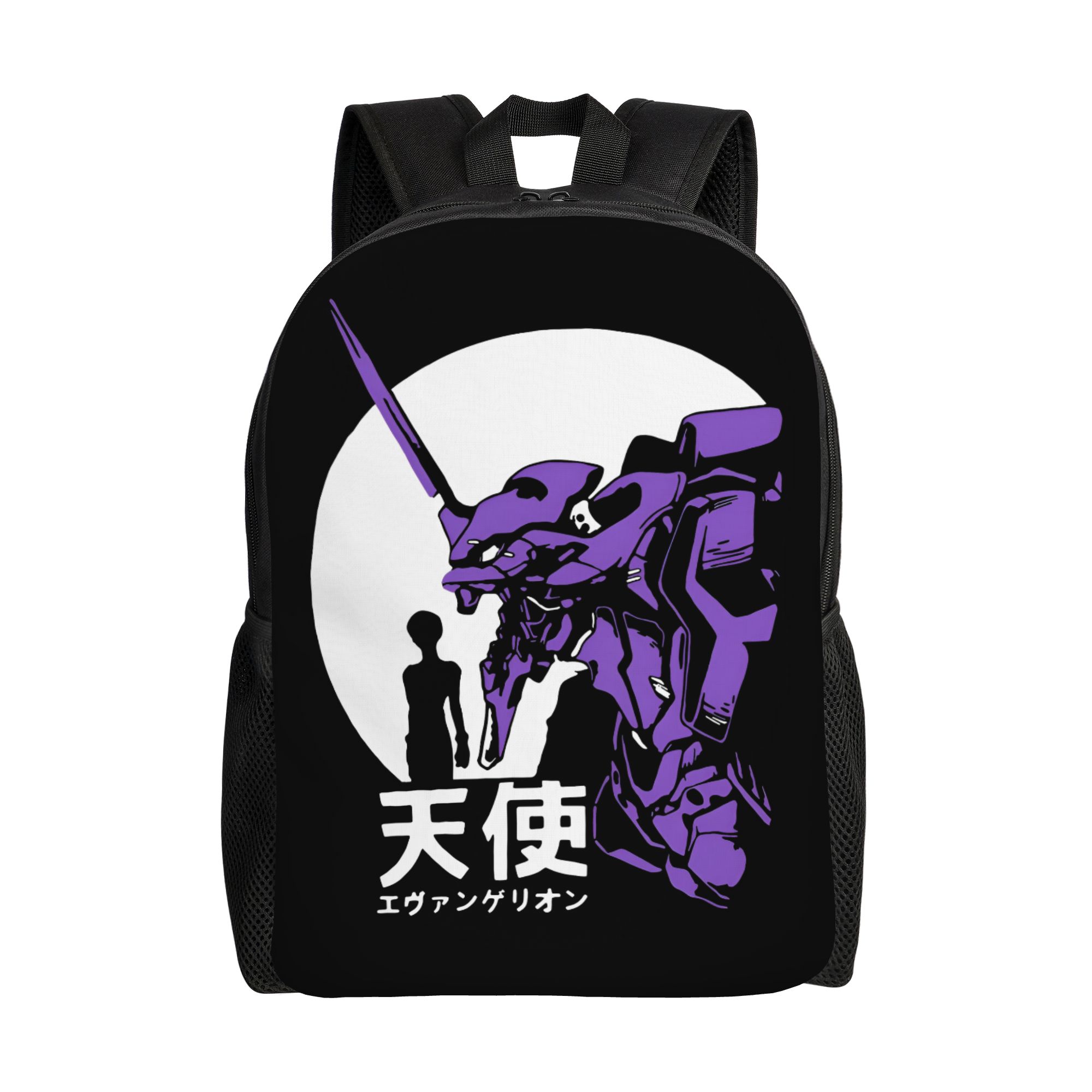 Laptop Accessories For College - 3D プリント E-エヴァンゲリオンバックパックメカスタイル漫画コミックカレッジスクールトラベルバッグ女性男性ブックバッグ 15 インチのラップトップに適合