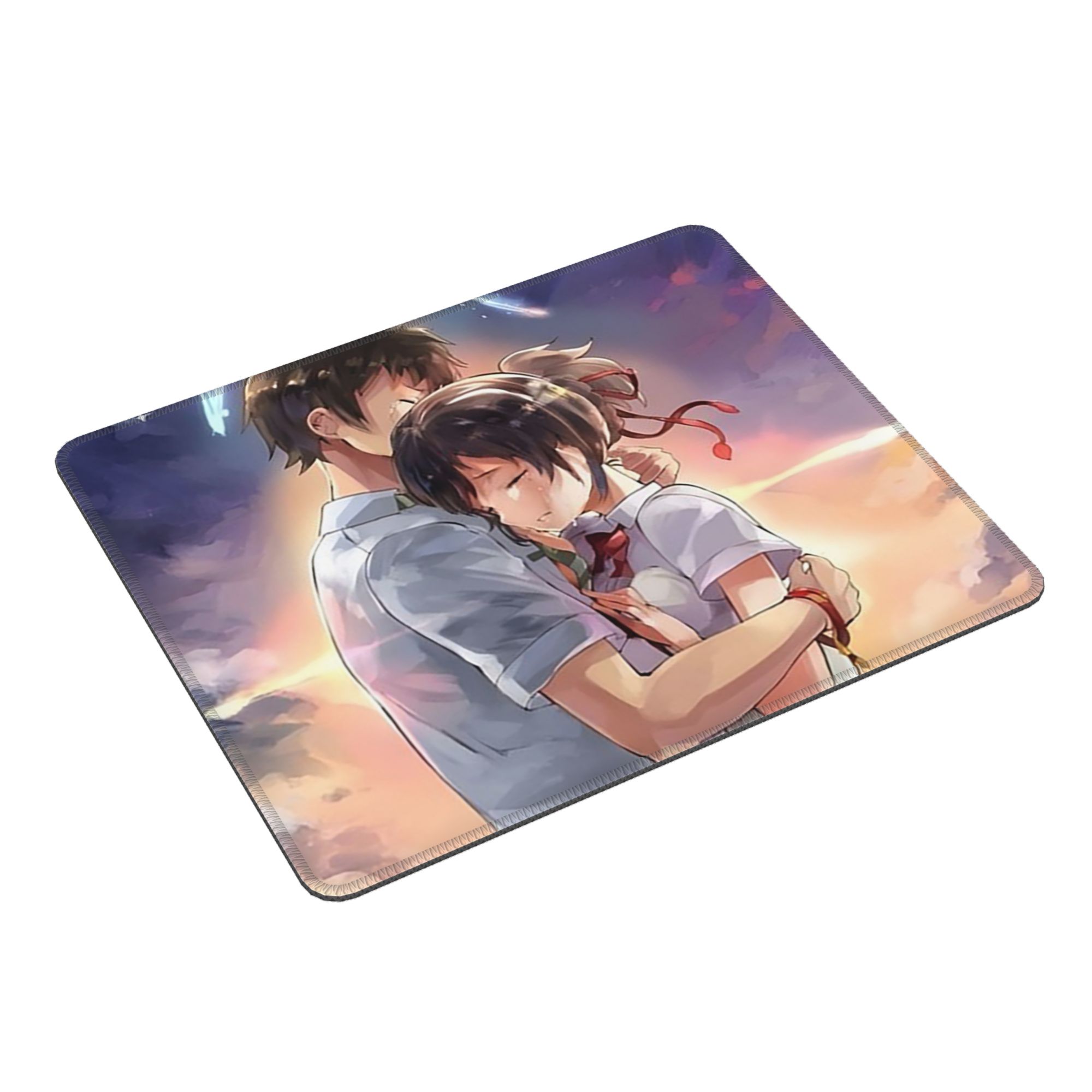 Laptop Accessories Name - 日本アニメ「君の名は」マウスパッドコンピューターキーボードマウスマットゲーミングPCラップトップデスクマットオフィスアクセサリーテーブルマット