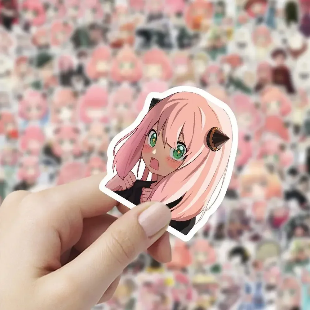 Laptop Accessories Decoration - SPY×FAMILY ステッカー 100 枚 - アニヤのかわいいアニメキャラクター