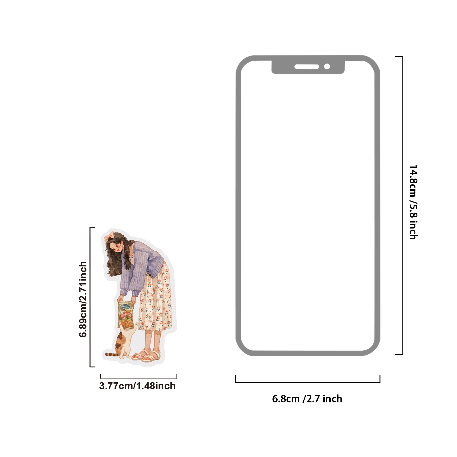Etori Life 15枚入り パープルトーンの優しい女の - Laptop Accessories For College のレビューと価格