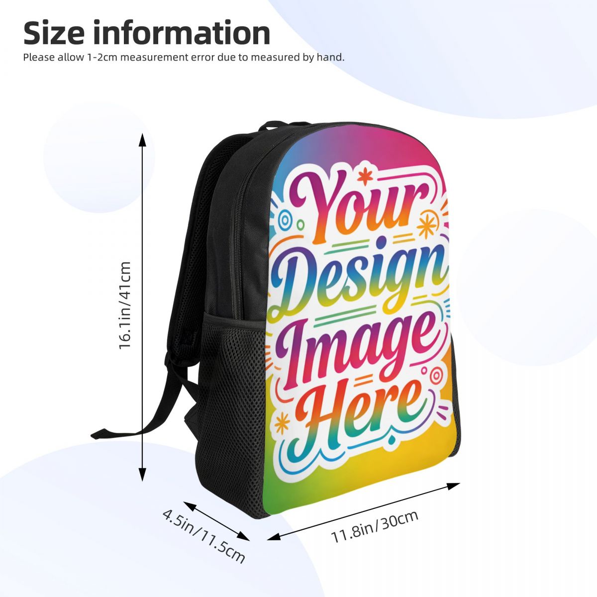 パーソナライズされたカスタムイメージロゴバックパック、女性、 - Laptop Accessories For College のレビューと価格
