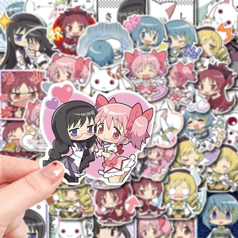 48 個の漫画魔法少女まどか☆マギカステッカー - 高品質の - Laptop Accessories Decoration のレビューと価格