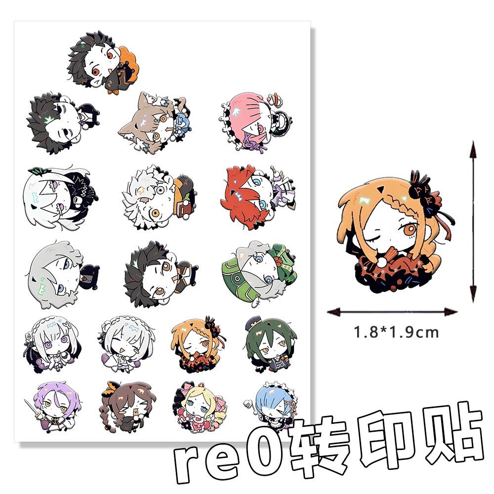 18枚入り Re:ゼロから始める異世界生活 レム アニメステ - Laptop Accessories Decoration のレビューと価格