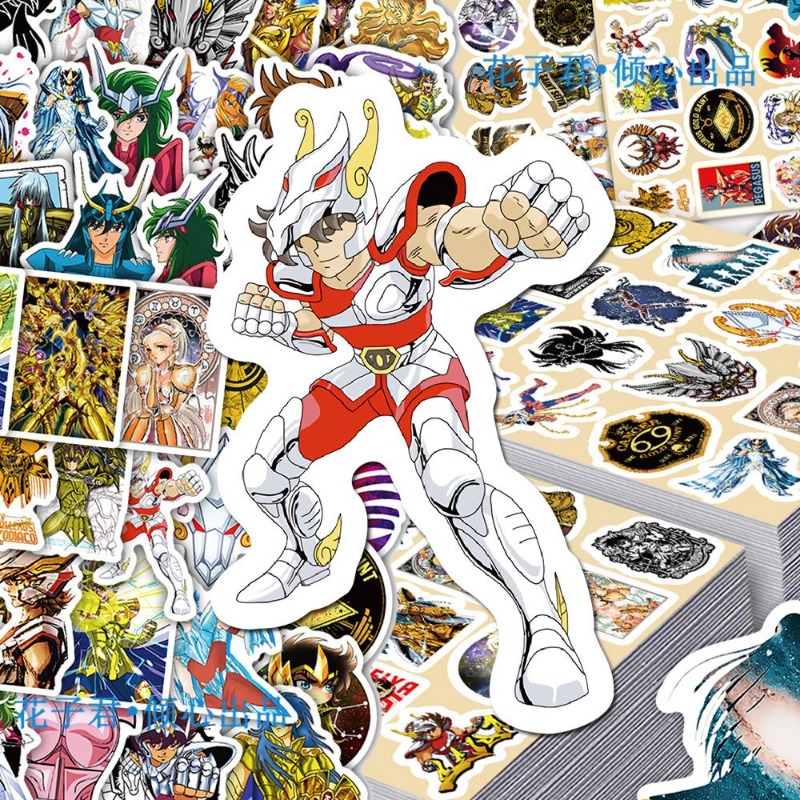101 個聖闘士星矢アニメステッカー漫画キャラクター DIY - Laptop Accessories Decoration のレビューと価格