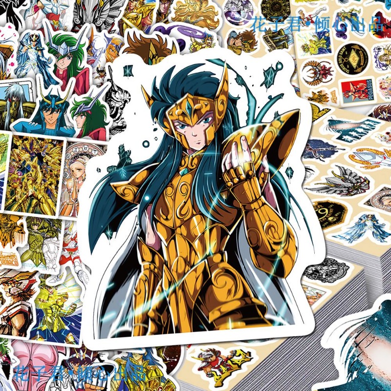 101 個聖闘士星矢アニメステッカー漫画キャラクター DIY - Laptop Accessories Decoration のレビューと価格