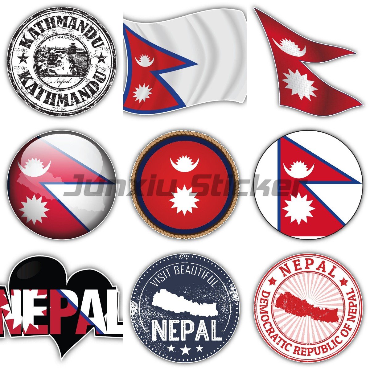 ネパール国旗バンパービニール自転車ウィンドウラップラップトッ - Laptop Accessories In Nepal のレビューと価格