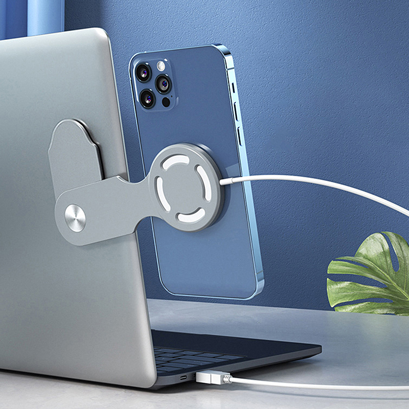 磁気ラップトップスクリーン電話ホルダー、コンピューター画面横 - Laptop Accessories Must Have のレビューと価格