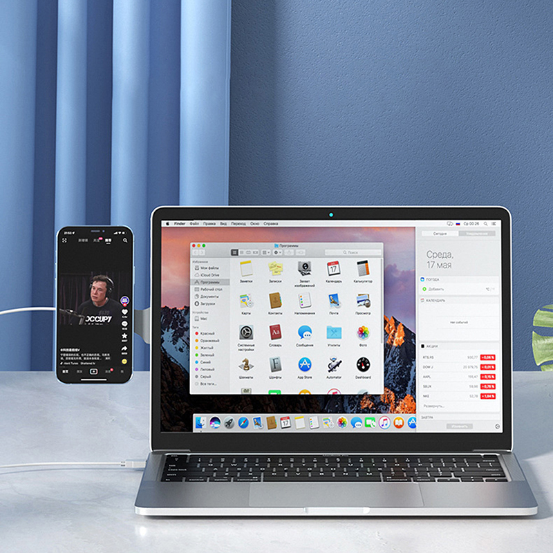 磁気ラップトップスクリーン電話ホルダー、コンピューター画面横 - Laptop Accessories Must Have のレビューと価格