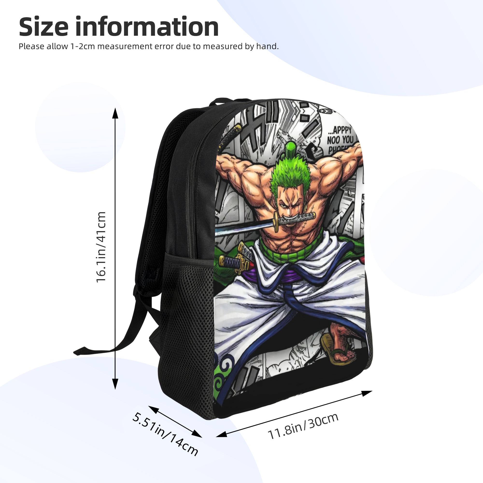 3D プリント ゾロ O-One P-Piece バックパッ - Laptop Accessories For College のレビューと価格