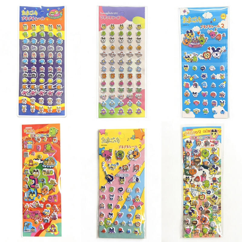 6 個たまごっち漫画バブルステッカー創造性 Diy 電話ケー - Laptop Accessories Decoration のレビューと価格