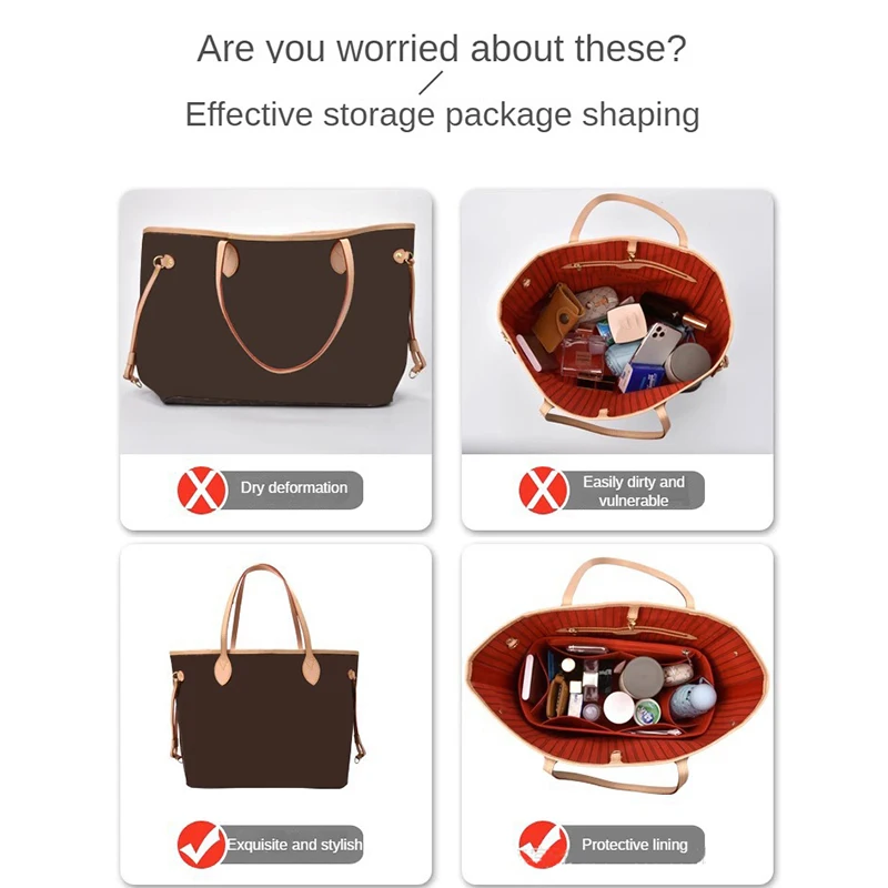 リクライニングオーガナイザーインサートフェルト布バッグ、ネバ - Laptop Accessories Must Have のレビューと価格