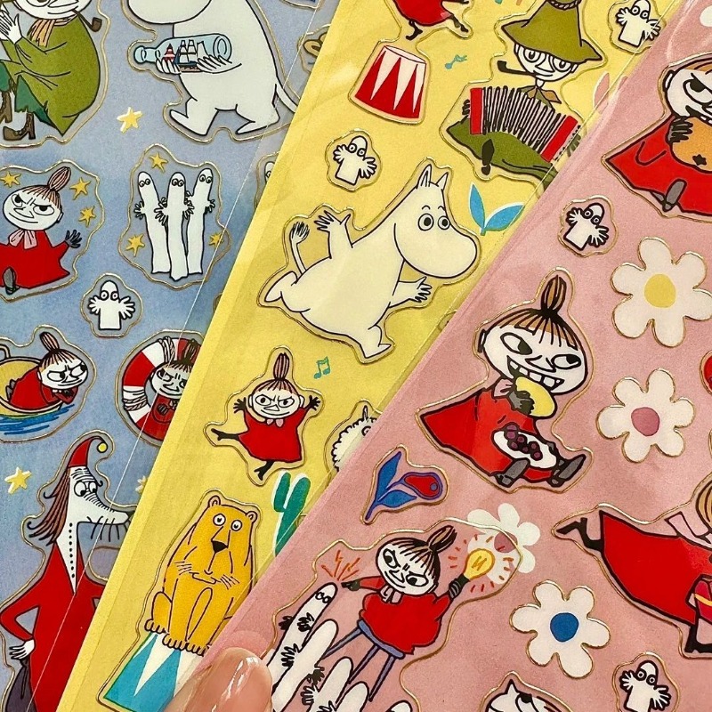 ムーミン漫画装飾ステッカー DIY クラフト用品 ジャーナル - Laptop Accessories Decoration のレビューと価格