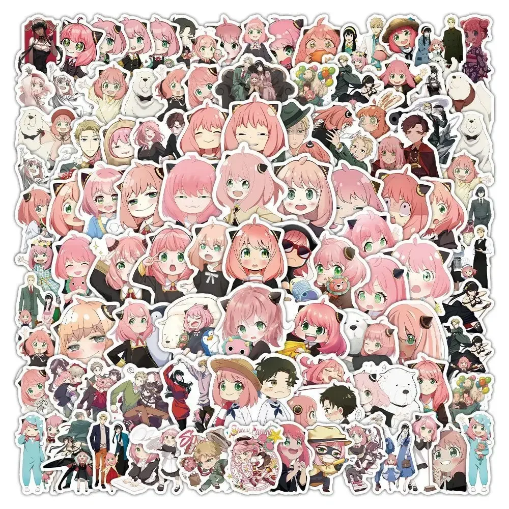 SPY×FAMILY ステッカー 100 枚 - アニヤのか - Laptop Accessories Decoration のレビューと価格
